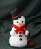 Frosty the Snowman Crochet Pattern, Snowman Amigurumi