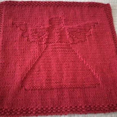 Juleengel Klud- Christmas angel Cloth - knitting pattern
