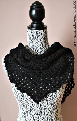 Dark Comfort Shawl