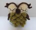 Owl mug cozy (knitted version)