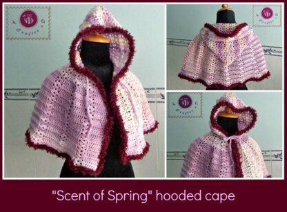 Scent of Spring hooded cape