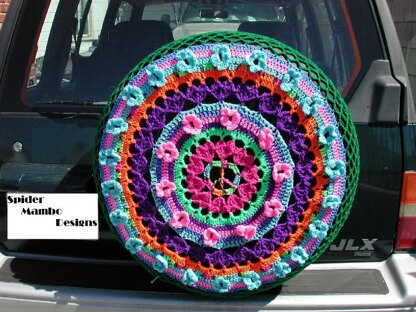 Hippie Bus Spare Tire Cover