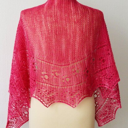 Kitty Cat Shawl - knitting pattern