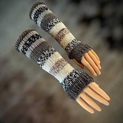 Basic Long Fingerless Gloves