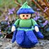 Flower Dolls Knitting Pattern - Toy Knitting Pattern