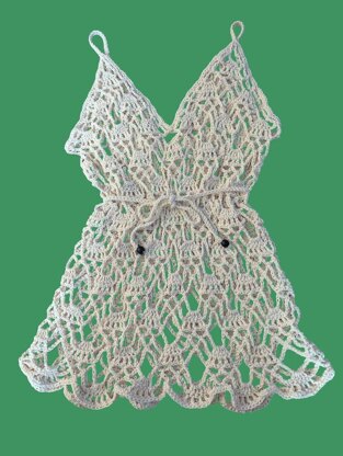 The Whispering Shells Crochet Beach Cover-Up