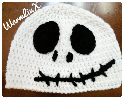 Jack Skellington inspired Crochet Hat