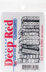 Deep Red Stamps Deep Red Cling Stamp 3.2"X1.5" - Old Books Border