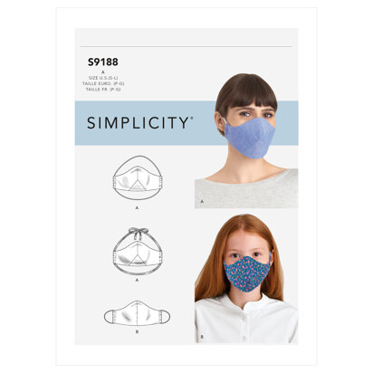 Simplicity Family Face Covers S9188 - Sewing Pattern
