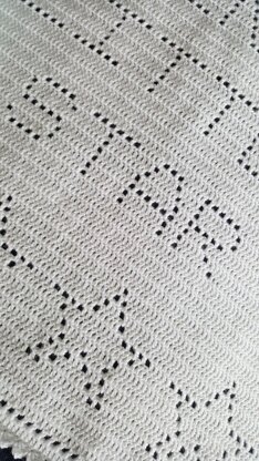 Twinkle Twinkle Filet Blanket