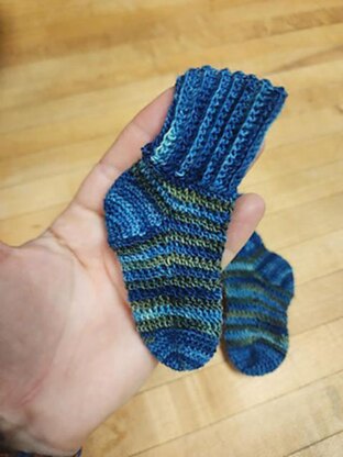 Spiral Baby Socks