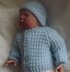 Ridge pattern baby beanie hat