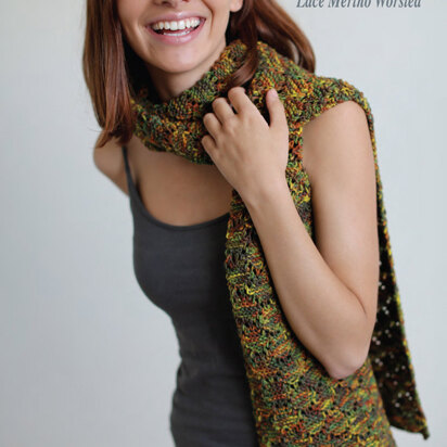 Wrap in Ella Rae Lace Merino Worsted - ER9-04 - Downloadable PDF