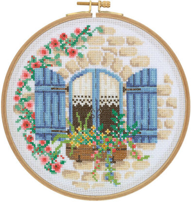 Creative World of Crafts French Cottage Cross Stitch Kit (18.5cm)