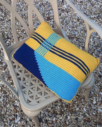 Crossing Lines Cushion Cover