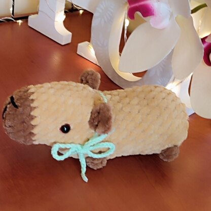 Crochet pattern capybara, amagurumi capybara