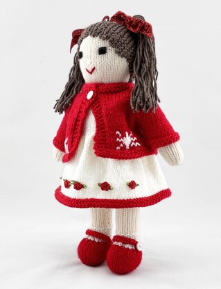 Rosie doll knitting pattern 19123