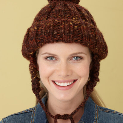 Snowstorm Hat in Lion Brand Wool-Ease Thick & Quick - 90022B