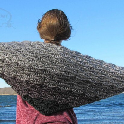 Gray Skies Gradient Shawl