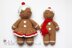 Plush Gingerbread - Mum & Son - CROCHET Pattern - UK Terminology