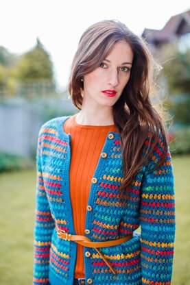 Jessica Vintage Granny Cluster Cardigan