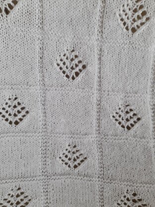 JLS117 lace baby shawl