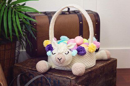 Llama Easter Basket