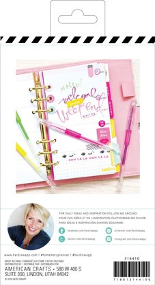 American Crafts Heidi Swapp Memory Planner Gel Pens 8/Pkg - Color Fresh, Neon