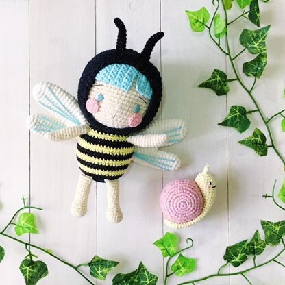 Mori the Bee Fairy amigurumi by Amigurumei