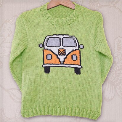 Camper Van  Chart & Childrens Sweater