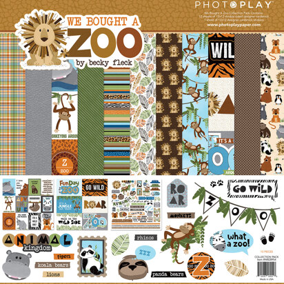 Photoplay Paper PhotoPlay Collection Pack 12"X12" - We Bought A Zoo