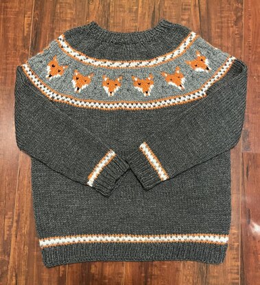 Foxy Fair Isle Sweater