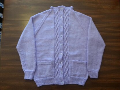 Aunt Kay's Cable Cardigan