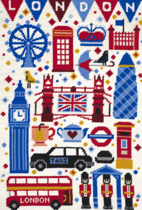 DMC London Attractions Tapestry Canvas - 35 x 55cm