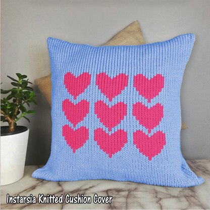 Intarsia - Lattice of Hearts - Chart Only