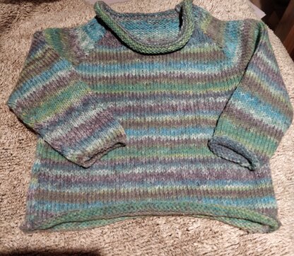Easy Knit Baby Sweater