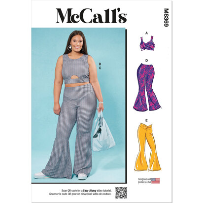 McCall's Women's Knit Tops and Pants M8369 - Sewing Pattern