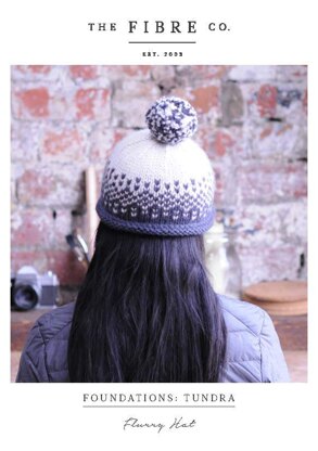 Flurry Hat in The Fibre Co. Tundra - Downloadable PDF