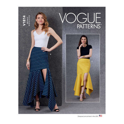 Vogue Misses' & Misses' Petite Skirts V1814 - Sewing Pattern