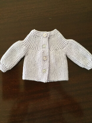 Mila's preemie cardi