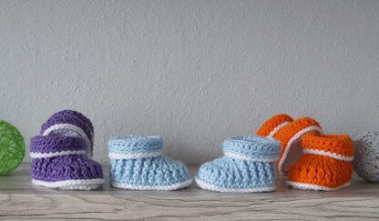 Häkelanleitung für Baby Booties