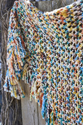 Papavero Shawl in Berroco Coco - Downloadable PDF