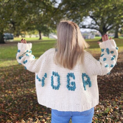 Winter Yoga Chunky Cardigan Knitting Pattern