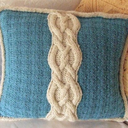 Cable & Tweed Throw Pillow