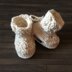 Caleb Baby Cardigan Hat and Booties Set