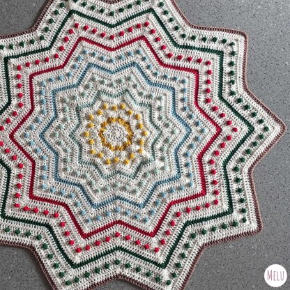 Candy Dot Star Blanket