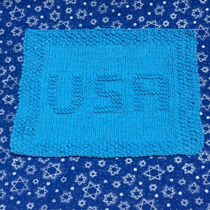 USA Dishcloth