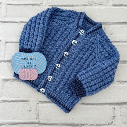 Jackson Baby Cardigan 20" & 22" chest size. Approx 6-12mths