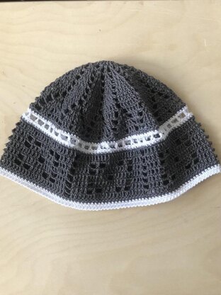 Short cotton skull cap kufi