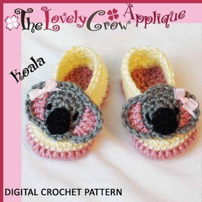 Applique Koala Booties